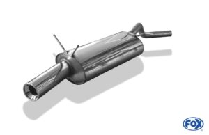 Fox Auspuff Sportauspuff Komplettanlage für Renault Megane I - BA/ EA/ JA 1.4l