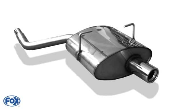 Fox Auspuff Sportauspuff Komplettanlage für Mini One/ Cooper R50 1.6l 66/85/88kW
