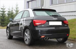 Fox Auspuff Sportauspuff Endschalldämpfer für Audi A1 Sportback 1.4l 90/136kW