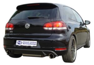 Fox Duplex Auspuff Sportauspuff Komplettanlage für VW Golf VI GTI - 1K VW055035-293-KO