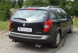 Fox Duplex Auspuff Sportauspuff Endschalldämpfer für Renault Laguna 2 K74 RE151064-070
