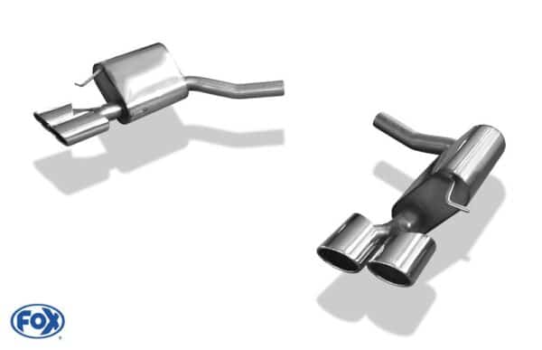 Fox Duplex Auspuff Sportauspuff Endschalldämpfer für Mercedes E-Klasse W212 5.5l MB043004-346