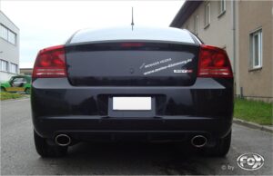 Fox Duplex Auspuff Sportauspuff für Dodge Charger 6.1l SRT8 317kW Bj.09-