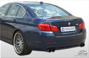 Fox Auspuff Sportauspuff Duplex Sportendschalldämpfer für BMW F10 535d 3.0l D