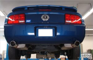 Fox Auspuff Sportauspuff Duplex Sportendschalldämpfer für Ford Mustang GT Coupe