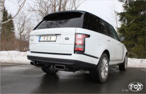 Fox Duplex Auspuff Sportauspuff Endschalldämpfer für Range Rover IV - MK 5