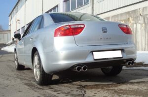 Fox Sportauspuff Duplex Sportendschalldämpfer für Seat Exeo 3R 2.0l 147/155kW