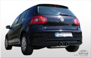 Fox Sportauspuff Sportendschalldämpfer für VW Golf V TSI - 1K 1