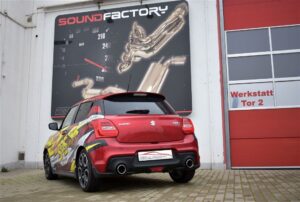 Friedrich Motorsport Duplex Sportauspuff Auspuff für Suzuki Swift Sport AZ/RZ