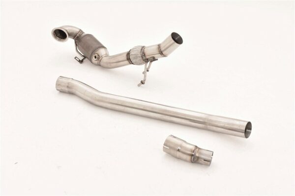 Friedrich Motorsport 76mm Downpipe HJS Sport Kat für VW T-ROC 4motion Bj. 11/17-