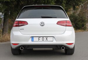 Fox Duplex Auspuff Sportauspuff Sportendschalldämpfer für VW Golf VII GTI 2.0l VW056145-131