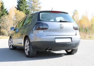 Fox Auspuff Sportauspuff Komplettanlage für VW Golf V 4motion 2.0l TDI 103/110kW