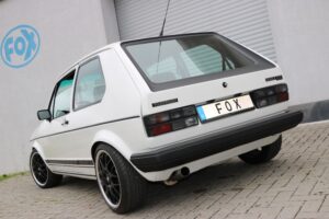 Fox Auspuff Sportauspuff Sportendschalldämpfer für VW Golf I 1.8l 82kW 1983-1992