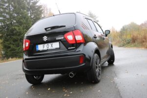 Fox Auspuff Sportauspuff Sportendschalldämpfer für Subaru Ignis III 4x4 1.2 66kW