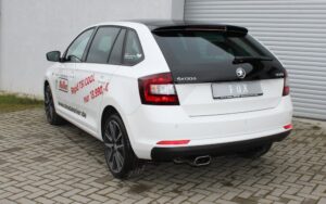 Fox Auspuff Sportauspuff Komplettanlage für Skoda Rapid Spaceback 1.4 90kW 1.4l