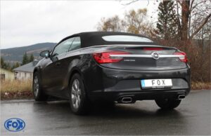 Fox Duplex Auspuff Sportauspuff Komplettanlage für Opel Cascada 1