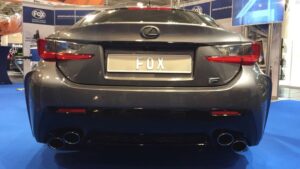 Fox Duplex Auspuff Sportauspuff Endschalldämpfer für Lexus RC F 5.0l 351kW 2014- LE060004-348C