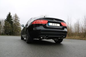 Fox Duplex Auspuff Sportauspuff Komplettanlage für Jaguar XE 2.0l 177kW ab 2015