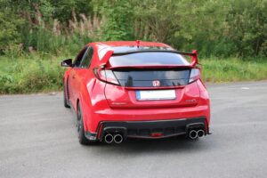 Fox Duplex Auspuff Sportauspuff Komplettanlage für Honda Civic IX Type R 2