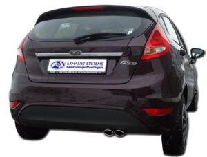 Fox Auspuff Sportauspuff Komplettanlage für Ford Fiesta 7 Fiesta 7 Sport 1.2l