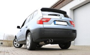 Fox Auspuff Sportauspuff Sportendschalldämpfer für BMW X3 E83 2.0l D