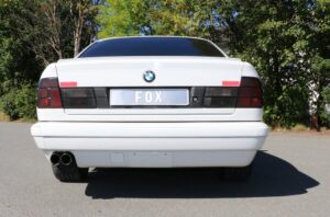 Fox Auspuff Sportauspuff Sportendschalldämpfer für BMW E34 525i/530i 2.5l 141kW