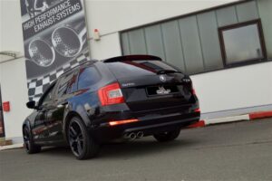 Streetbeast Sportauspuff Anlage 76mm mit Klappensteuerung für Skoda Octavia 5E