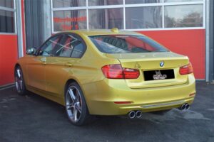 Streetbeast Duplex Sportauspuff 76mm mit Soundgenerator für BMW 3er F30 F31 4er