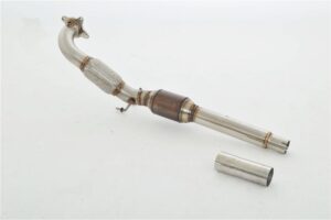 Friedrich Motorsport 3 Zoll 76mm Downpipe 200 Zellen HJS Kat für VW Passat 3C B6