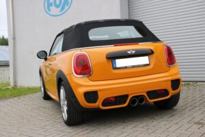 Fox Auspuff Sportauspuff Komplettanlage für Mini Cooper S F55/56/57 2