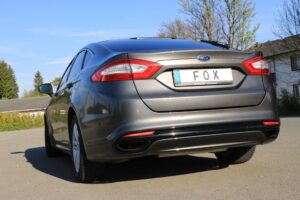 Fox Duplex Auspuff Sportauspuff Endschalldämpfer für Ford Mondeo V Schrägheck