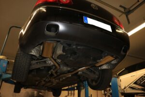 Fox Duplex Auspuff Sportauspuff Sportendschalldämpfer für VW Phaeton - 3D 4