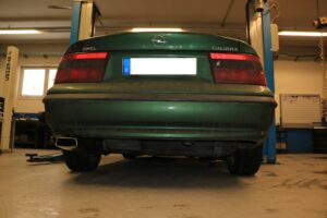 Fox Auspuff Sportauspuff Endschalldämpfer für Opel Calibra A/ Calibra A 4x4 OP080001-671