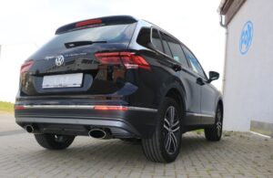 Fox Auspuff Sportauspuff Duplex Sportendschalldämpfer für VW Tiguan II 4motion VW201005-647