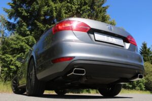 Fox Duplex Auspuff Sportauspuff Komplettanlage für VW Jetta VI 1.8l 2.0l 2.5l