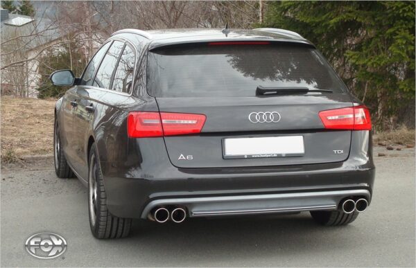 Fox Duplex Auspuff Sportauspuff für Audi A6 4G Limo/ Avant 2.0l TDI AU073024-132