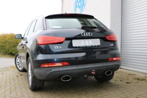 Fox Auspuff Sportauspuff Duplex Komplettanlage für Audi Q3 quattro 2.0l TFSI