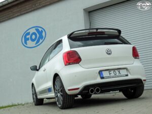 Fox Auspuff Sportauspuff Komplettanlage für VW Polo Polo 6R WRC 2.0l 162kW