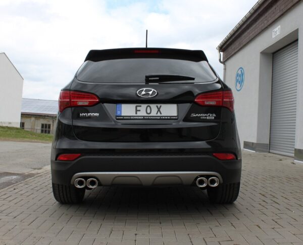 Fox Duplex Endrohrsystem für Hyundai Santa Fé 4x4 - DM 2.2l D 145kW HY122000-664