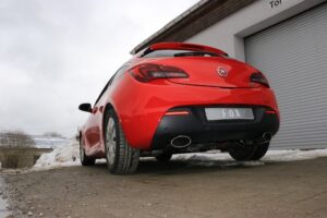 Fox Duplex Auspuff Sportauspuff Komplettanlage für Opel Astra J GTC 1