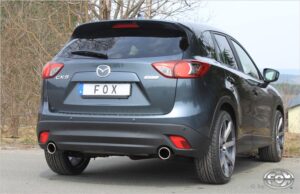 Fox Duplex Auspuff Sportauspuff für Mazda CX5 und 4x4 KE GH 2.0 113/114/118/121