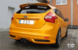 Fox Auspuff Sportauspuff mittig für Ford Focus 3 ST Fließheck 2.0l TDCi 136kW FO032085-348