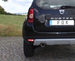 Fox Auspuff Sportauspuff Endschalldämpfer für Dacia Duster 4x2 1.6l 77kW 1.5l DC030031-051