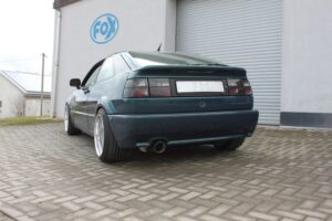 Fox Auspuff Sportauspuff Sportendschalldämpfer für VW Corrado 16V 2.0l 16V 100kW