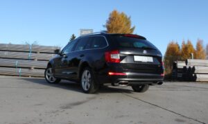 Fox Duplex Auspuff Sportauspuff für Skoda Octavia 5E 4x4 2.0l TDI 110kW