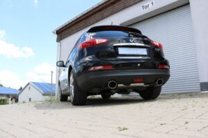 Fox Duplex Auspuff Sportauspuff Komplettanlage für Infiniti EX 37 3.7l 228/235kW