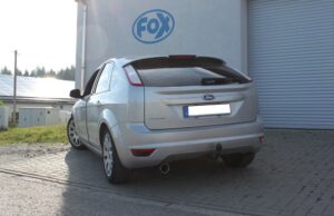 Fox Auspuff Sportauspuff Komplettanlage für Ford Focus 2 Facelift Fließheck 1