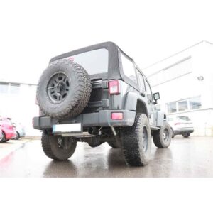 Fox Duplex Auspuff Sportauspuff Sportendschalldämpfer für Jeep Wrangler III JK JE032005-293SG