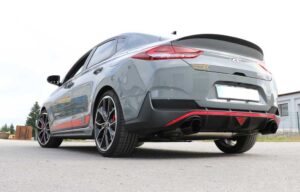 Fox Duplex Sportauspuff Endschalldämpfer für Hyundai i30N Performance Fastback HY141033-295SG