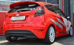 Friedrich Motorsport Auspuff Sportauspuff Endschalldämpfer für Ford Fiesta JA8 971221AT-X